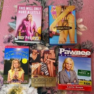 🌷Set of 5 Books🌷 Parks & Recreation Busy Philipps Are You There Vodka Chelsea